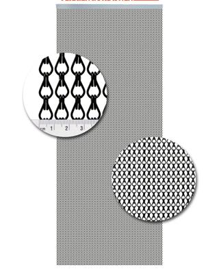 Vliegengordijn Aluminium Zwart - 100cm x 240cm Vliegengordijn Aluminium Zwart - 100cm x 240cm