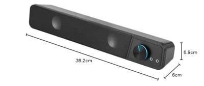 SpeedLink BRIO Soundbar Zwart