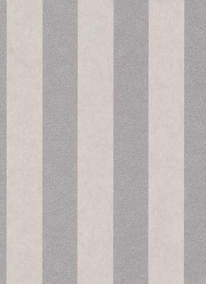 Dutch Wallcoverings Behang Carat Deluxe Streep Beige/Zilver 10077-02