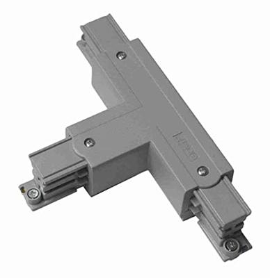 Nordic T-stuk vast 90gr. tbv. rail grijs links 5050051