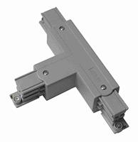 Nordic T-stuk vast 90gr. tbv. rail grijs links 5050051 - thumbnail