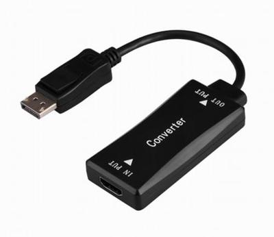 Actieve 4K HDMI (v) naar DisplayPort (m) adapterkabel, zwart