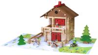 JEUJURA - Houten bouwset - Het grote alpenchalet - 215 onderdelen - Geschikt voor kinderen vanaf 5 jaar - thumbnail