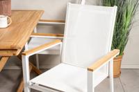 Nohr Tuinstoel 'Dakisha' kleur Wit - thumbnail