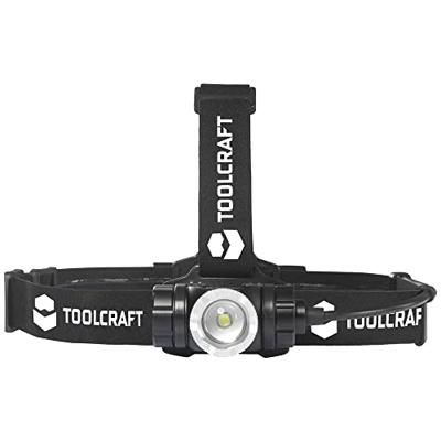TOOLCRAFT TO-7838472 Hoofdlamp SMD LED werkt op een accu 1000 lm 5.5 h