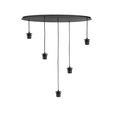 Highlight Plafondplaat 5 lichts ovaal L 100 x B 35 cm met snoer en fittingen Highlight Plafondplaat 5 lichts ovaal L 100 x B 35 cm met snoer en fittingen