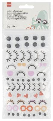 HEMA Stickers met wiebelogen