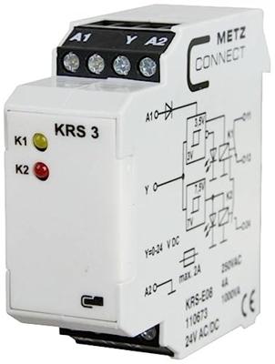 Metz Connect 110673 Drempelwaardeschakelaar 24, 24 V/AC, V/DC (max) 1x wisselcontact 1 stuk(s)