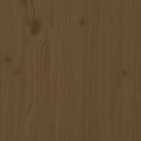Tuinvoetenbanken en kussens 2 st massief grenenhout honingbruin - thumbnail