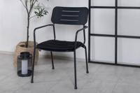 Nohr Tuinstoel 'Diona' Met armleuning, kleur Zwart - thumbnail