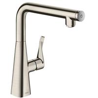 Hansgrohe Metris Select M71 ééngreeps keukenmengkraan 260, rvs look - thumbnail