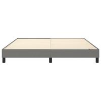 Boxspringframe stof donkergrijs 180x200 cm - thumbnail