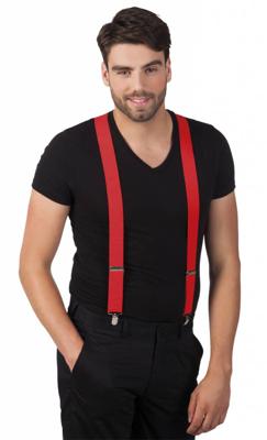 Boland Bretels basic rood