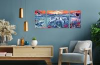 Ravensburger CreArt dolphins at sunset - thumbnail