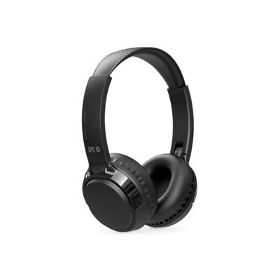 SPC Heron 2 Studio Draadloze Bluetooth-hoofdtelefoon | ECO | 50 uur batterij | gelijktijdige dubbele aansluiting | ingebouwde microfoon | verstelbaar en opvouwbaar zwart gerecycled plastic