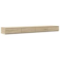 Opbergbedframe Sonoma Eiken 236.5 x 200 x 31.5 cm Bewerkt hout - thumbnail