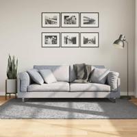 Vloerkleed PAMPLONA shaggy hoogpolig modern 140x200 cm grijs - thumbnail
