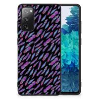 Samsung Galaxy S20 FE Back Case Feathers Color - thumbnail