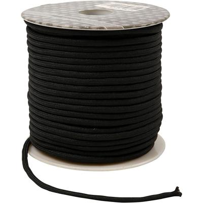 Creativ Company Polyester koord zwart, 40m