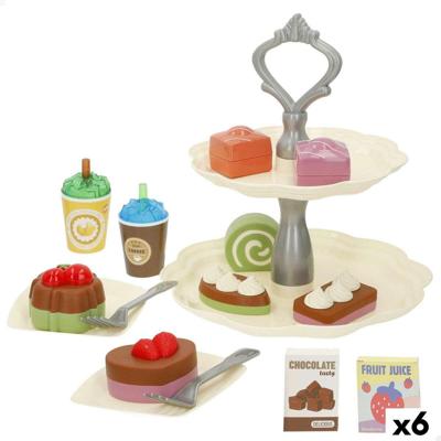Speelgoedeten Colorbaby 16 Onderdelen (6 Stuks)