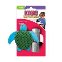 KONG Hervulbaar kattenkruid schildpad kattenspeelgoed - thumbnail