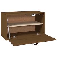 Wandkast 60x30x35 cm massief grenenhout honingbruin - thumbnail