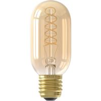 LED volglas Flex Filament buismodel lamp 220-240V 3,8W 250lm E27 T45x110 Goud 2100K Dimbaar Calex - Calex - thumbnail