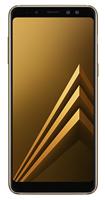 Samsung Galaxy A8 2018 Duos Smartphone, 32 GB, goud, Nederlandse versie - thumbnail