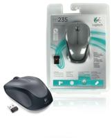 Logitech M235 Muis Radiografisch Optisch Grijs 3 Toetsen 1000 dpi - thumbnail