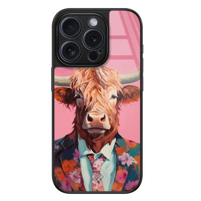 iPhone 15 Pro glazen hardcase - Schotse Hooglander