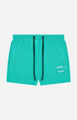 In Gold We Trust The Marley Zwembroek Heren Oceaan Blauw - Maat XXL - Kleur: Blauw | Soccerfanshop