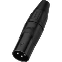 Monacor XLR-823/P/SW XLR-stekker - thumbnail