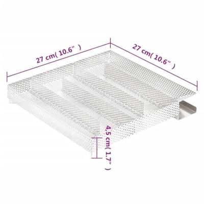 VidaXL Rookgenerator koud 5-kamers 27 cm roestvrij staal VidaXL Rookgenerator koud 5-kamers 27 cm roestvrij staal