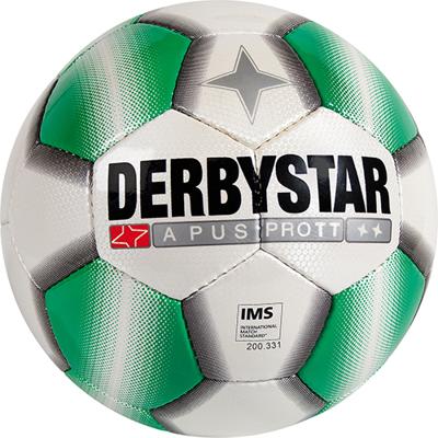 Derbystar Voetbal Apus Pro TT wit/groen