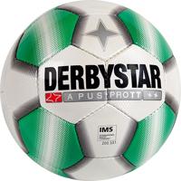 Derbystar Voetbal Apus Pro TT wit/groen - thumbnail