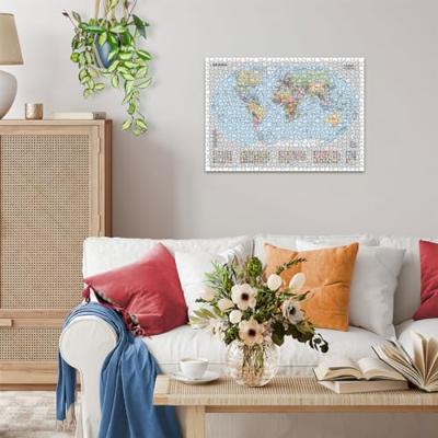 Ravensburger legpuzzel staatkundige wereldkaart, 1000st. Ravensburger legpuzzel staatkundige wereldkaart, 1000st.