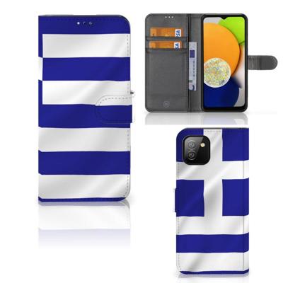 Samsung Galaxy A03 | Bookstyle Case | Griekenland Samsung Galaxy A03 | Bookstyle Case | Griekenland