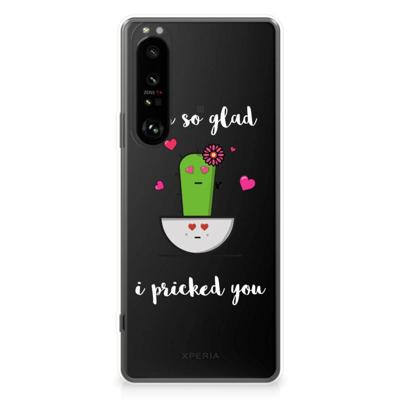 Sony Xperia 1 III Telefoonhoesje met Naam Cactus Glad