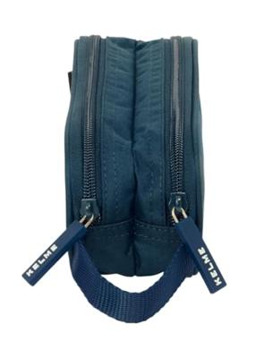 Pennenetui met 2 vakken Kelme Epic Marineblauw 21 x 8 x 6 cm