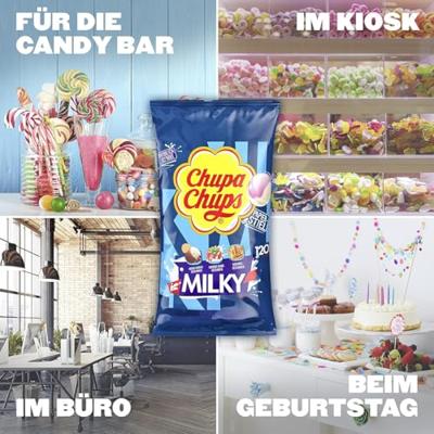 Chupa Chups - Lolly's Milky (Navulzak) - 120 stuks