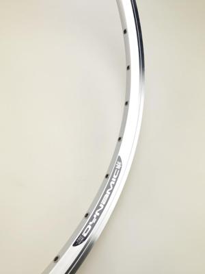 Velg dynamic 28 zilver met remrand