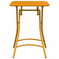 Bistrotafel Mosterdgeel 55 x 55 x 72,5 cm Poedercoating staal - thumbnail