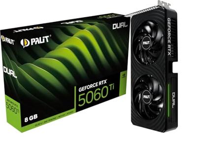Palit GeForce RTX 5060 Ti Dual OC NVIDIA 8 GB GDDR7 Palit GeForce RTX 5060 Ti Dual OC NVIDIA 8 GB GDDR7