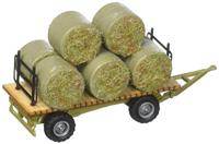 Busch Aanhanger Met Hooi 1/87 - thumbnail