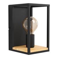 Eglo WandlampLibertad zwart met hout - 99796 - thumbnail