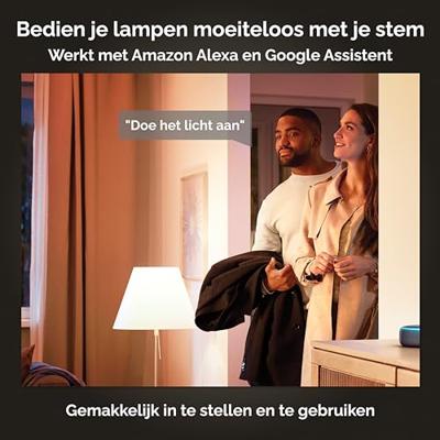 Philips Hue LED-lamp (2 stuks) 871951428919200 Energielabel: F (A - G) Hue White E27 Doppelpack 2x1050lm 75W E27 19 W Warmwit Energielabel: F (A - G)