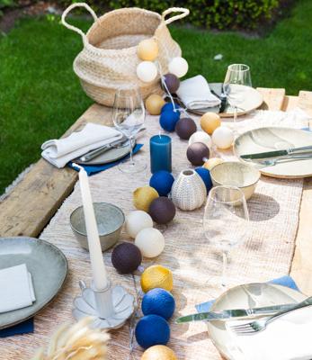 Cotton Ball Lights buitenlichtslinger - Marino