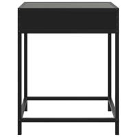 Nachtkastje met Infinity LED 40x40x51 cm zwart - thumbnail