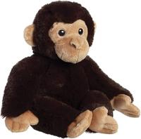Eco Nation Pluchen knuffel - chimpansee - 24 cm - thumbnail