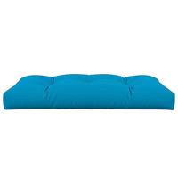 VidaXL Palletkussen 120x80x12 cm stof blauw - thumbnail